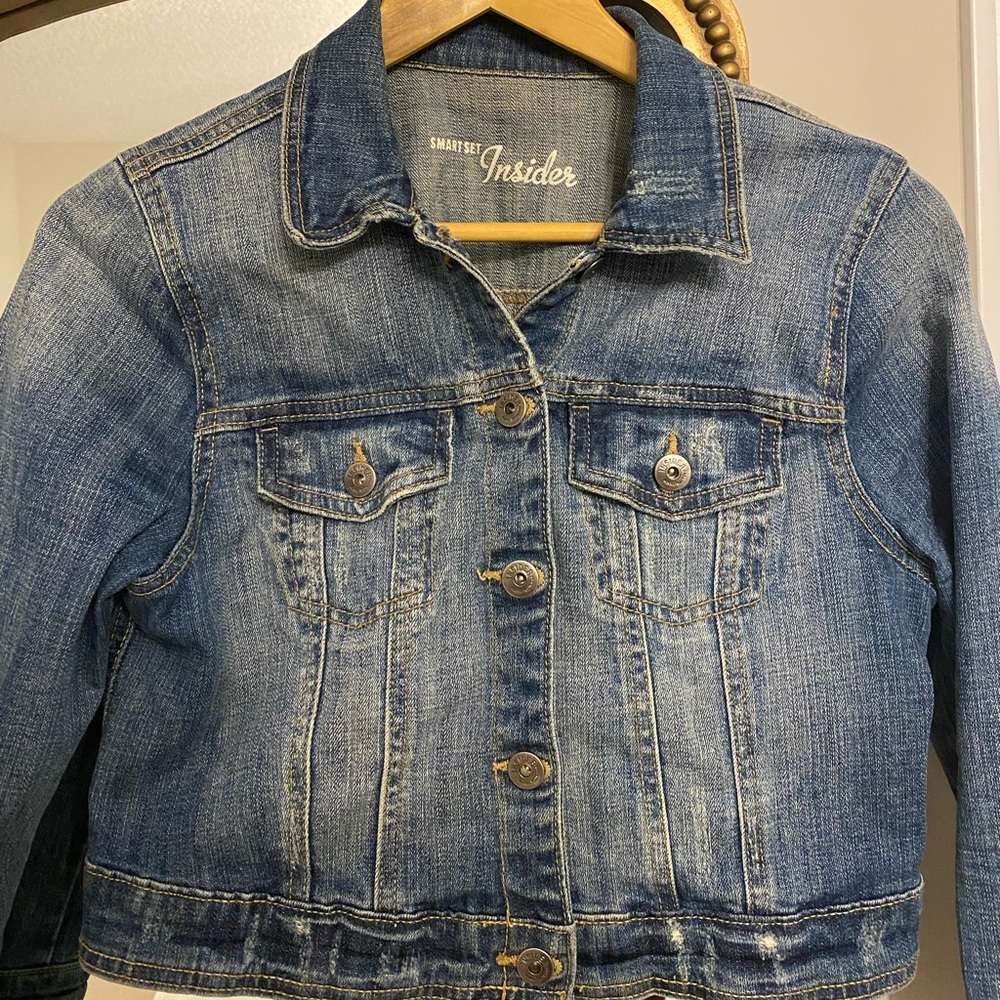 Cropped Jean jacket